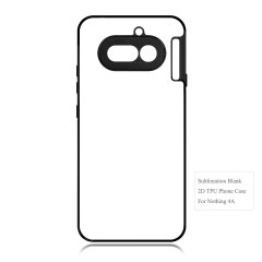 Sublimation 2D TPU Phone Case For Nothing Phone 4A, Nothing Phone 3A ProSoft Rubber Heat Press DIY Printing Phone Cover