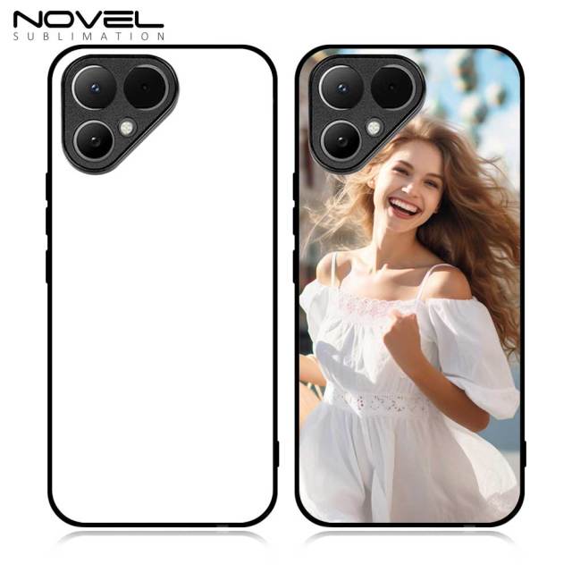 Smooth Sides!!! For Tecno Pova Curve 2, Pova Curve 2D TPU Phone Case With Aluminum Insert For Sublimation Printing