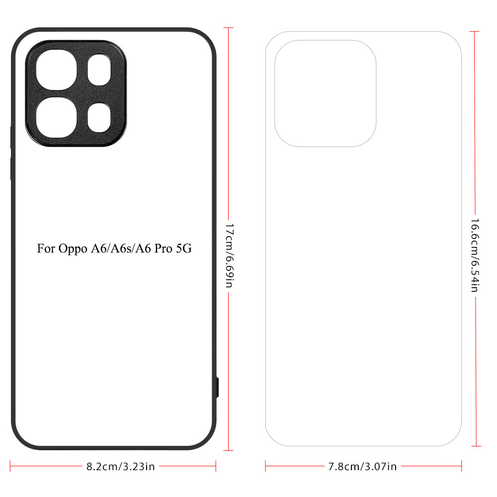 Sublimation Phone Case for Oppo Find X9S Pro Sublimation Blank 2D TPU Phone Case With Aluminum Insert