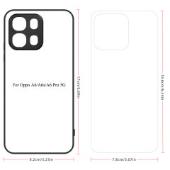 Sublimation Phone Case for Oppo Find X9S Pro Sublimation Blank 2D TPU Phone Case With Aluminum Insert