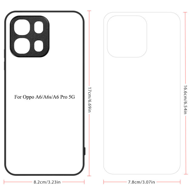 Sublimation Phone Case for Oppo Find X9S Pro Sublimation Blank 2D TPU Phone Case With Aluminum Insert