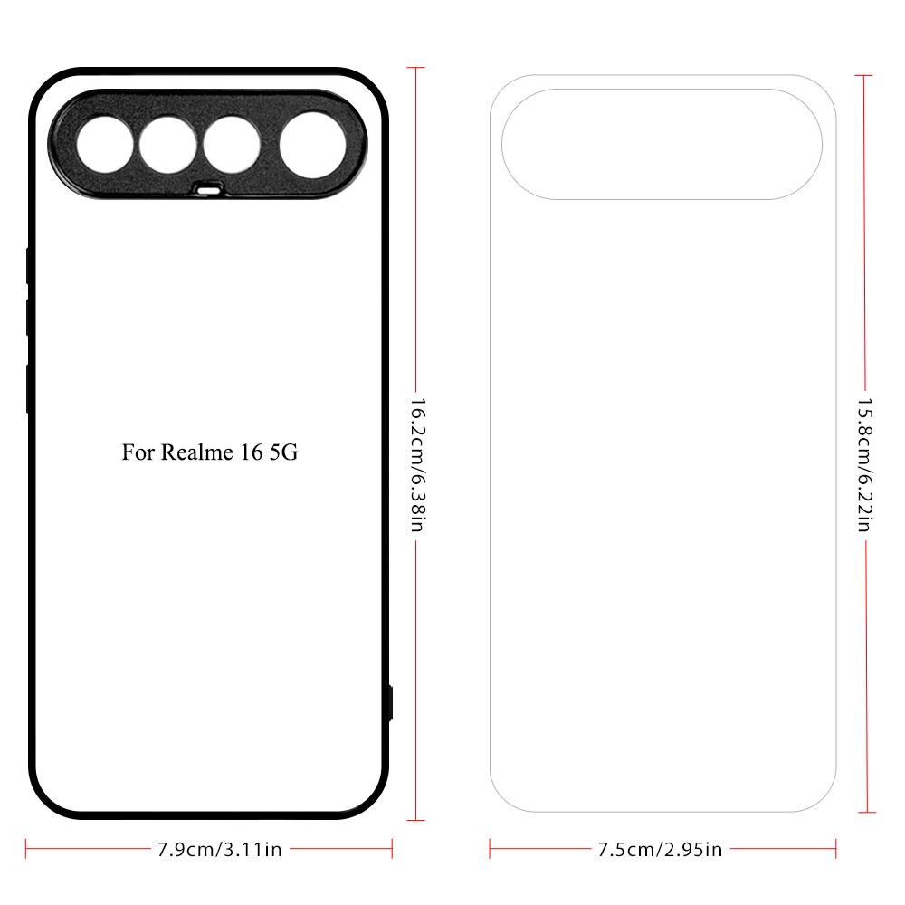 Sublimation Phone Case for Oppo Find X9S Pro Sublimation Blank 2D TPU Phone Case With Aluminum Insert