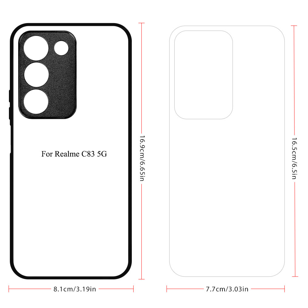 Sublimation Phone Case for Oppo Find X9S Pro Sublimation Blank 2D TPU Phone Case With Aluminum Insert