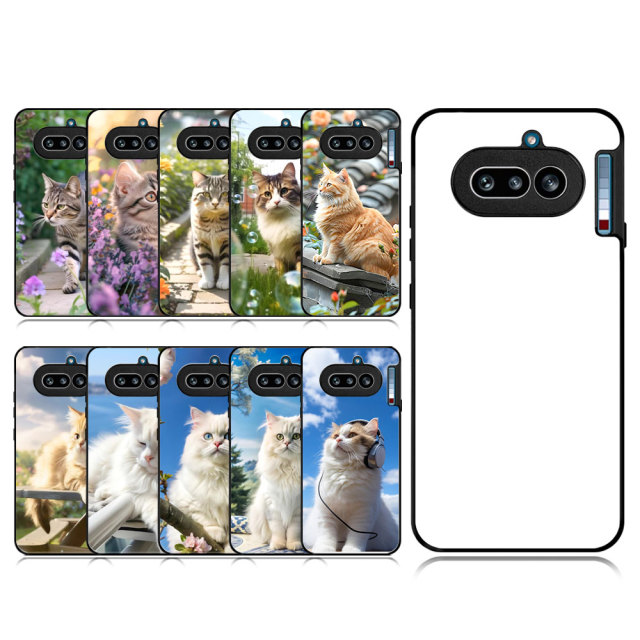 Sublimation 2D TPU Phone Case For Nothing Phone 4A, Nothing Phone 3A ProSoft Rubber Heat Press DIY Printing Phone Cover