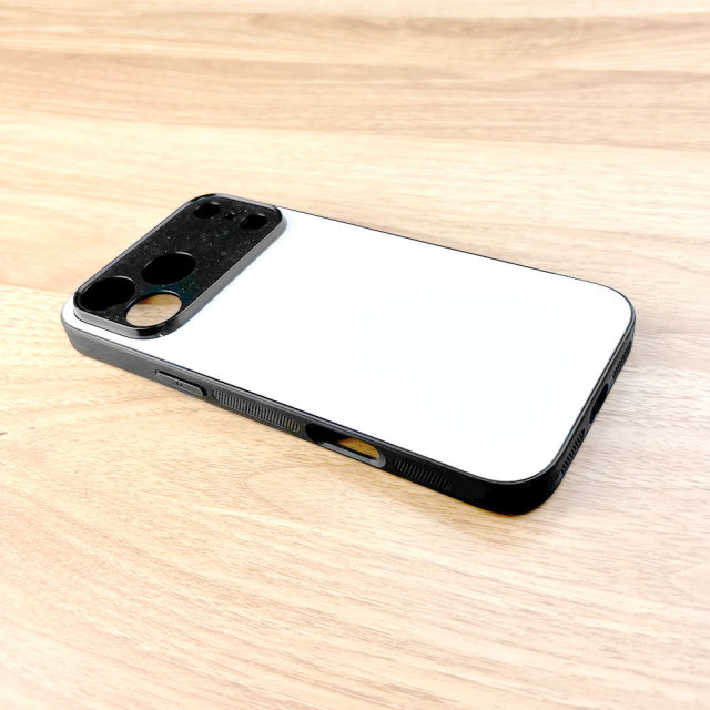 New 2D Sublimation TPU Phone Case with Inside Black Flocking for iPhone 17,16,15,13 Series DIY Shell with Aluminum Sheet