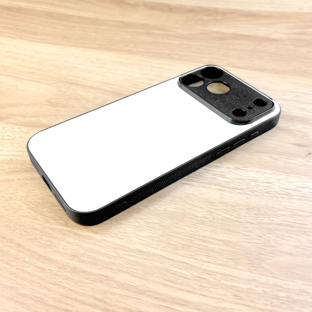 New 2D Sublimation TPU Phone Case with Inside Black Flocking for iPhone 17,16,15,13 Series DIY Shell with Aluminum Sheet