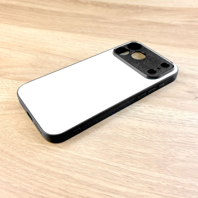 New 2D Sublimation TPU Phone Case with Inside Black Flocking for iPhone 17,16,15,13 Series DIY Shell with Aluminum Sheet