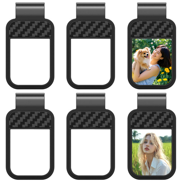Sublimation Blank Car Sun Visor Glasses Clip Factory Direct ABS Plastic Eyeglass Holder Bulk Supply