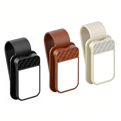 Sublimation Blank Car Sun Visor Glasses Clip Factory Direct ABS Plastic Eyeglass Holder Bulk Supply