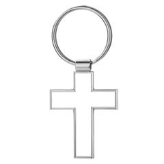 6 Styles Sublimation Blank Metal Keychain Bulk Supply Zinc Alloy Keyring with Aluminum Insert