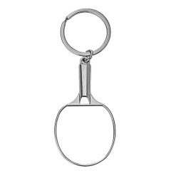 6 Styles Sublimation Blank Metal Keychain Bulk Supply Zinc Alloy Keyring with Aluminum Insert