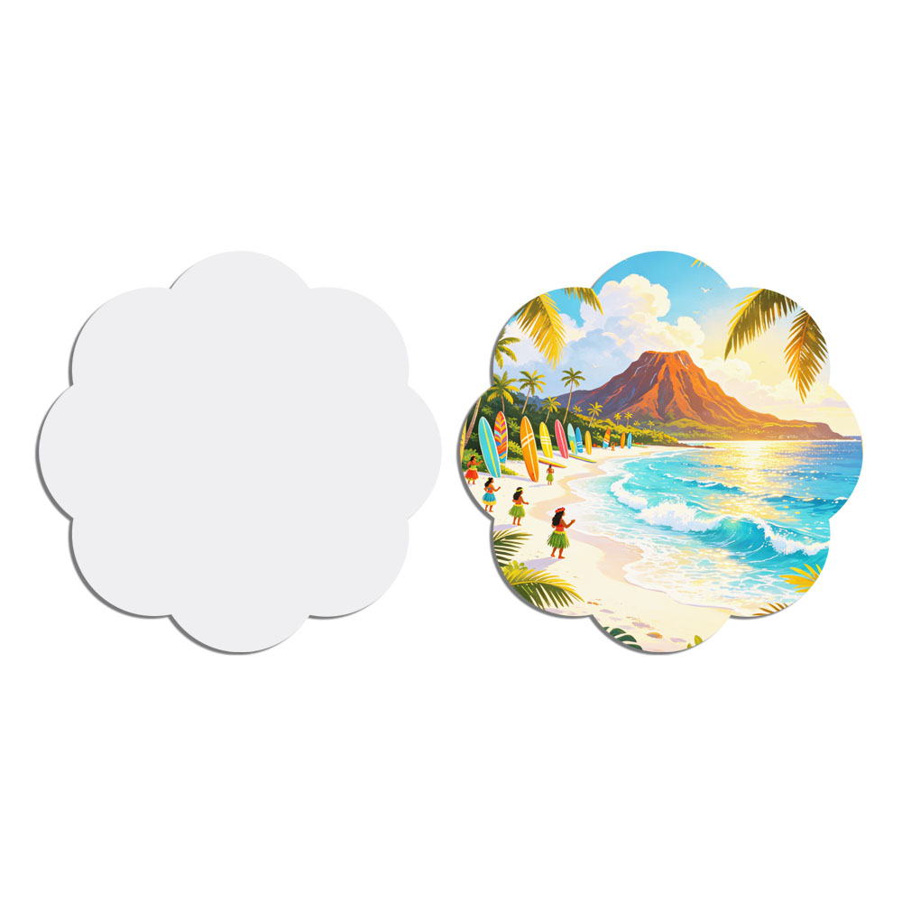 Sublimation Blank Aluminum Fridge Magnet Factory Direct 10 Shapes Magnetic Souvenir Bulk Supply