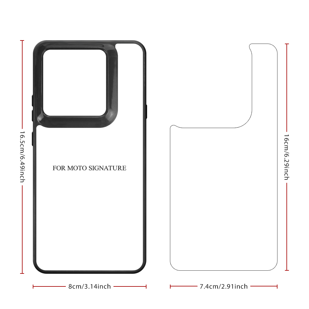 Sublimation Blank 2D TPU Phone Case for Moto G06 Power, G17, G86 Power, G06, G15, G05,G Power 2025,G75 5G,Moto G55,G04/G24,G14 Power, DIY Shell With Aluminum Sheet