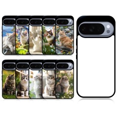 For Google Pixel 11, Pixel 10A,Pixel 9,Pixel 8A,Pixel 8,Pixel 7A,2,3,4  Sublimation Blank 2D TPU+PC Case Cover With Aluminum Sheet