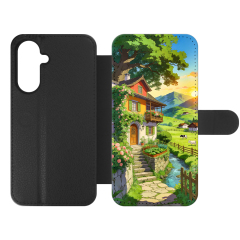 Sublimation Wallet Phone Case for Samsung A Series,Galaxy A27, A37, A17, A07,A56,A26,A06,A16A32,A72,A91 Kickstand Card Holder Slot Magnetic Flip PU Leather Shockproof Case Support Customization