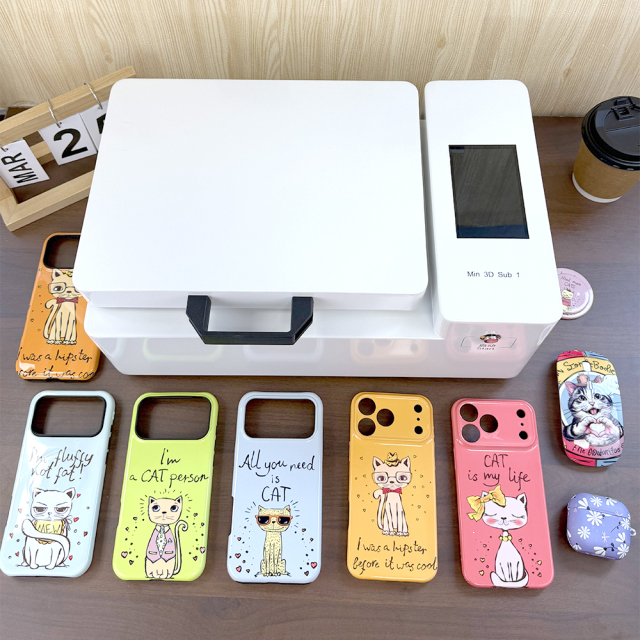 Special Price! Hight Quality Sublimation 3D Mini Film Vacuum Machine Heat Thermal Transfer Machine Suitable for 3D Phone Case,Mouse