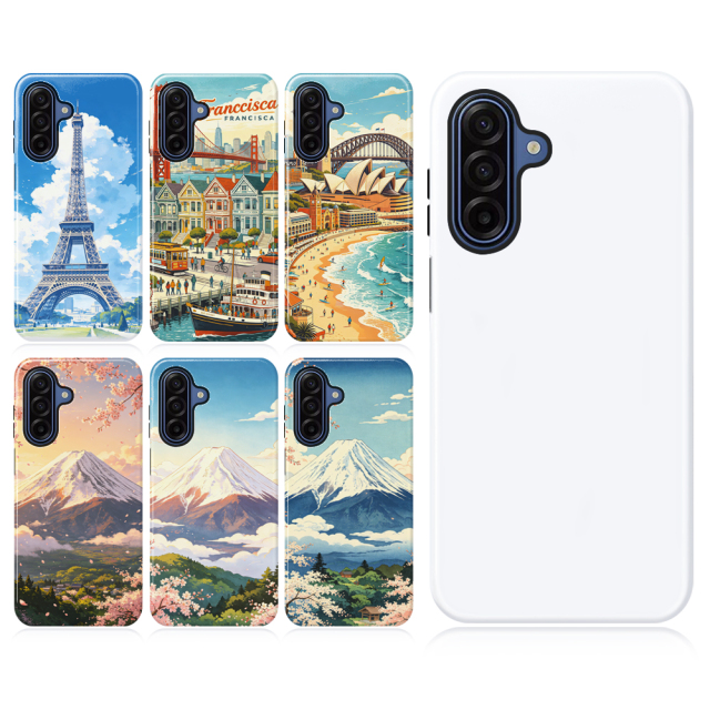 Discount! 3D 2in1 Film Case Sublimation Cover Customized DIY Cell Phone Case for Samsung A57, A37, A56, Samsung A Series