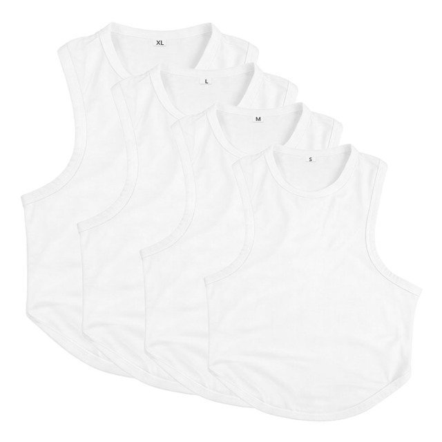 Blank Sublimation Dog Tank Top Bulk Supply Polyester Pet Dog Sleeveless Harness Vest for Custom Heat Transfer Print