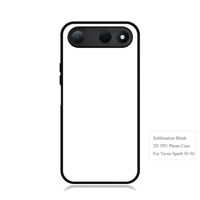 Smooth Sides!!! For Tecno Spark 50 Series Sublimation 2D TPU Silicone Phone Case Cover With Aluminum Insert for Tecno Spark 50 5G, Spark 40 4G, Spark 40C, Spark 40 Pro, Spark 40 Pro Plus