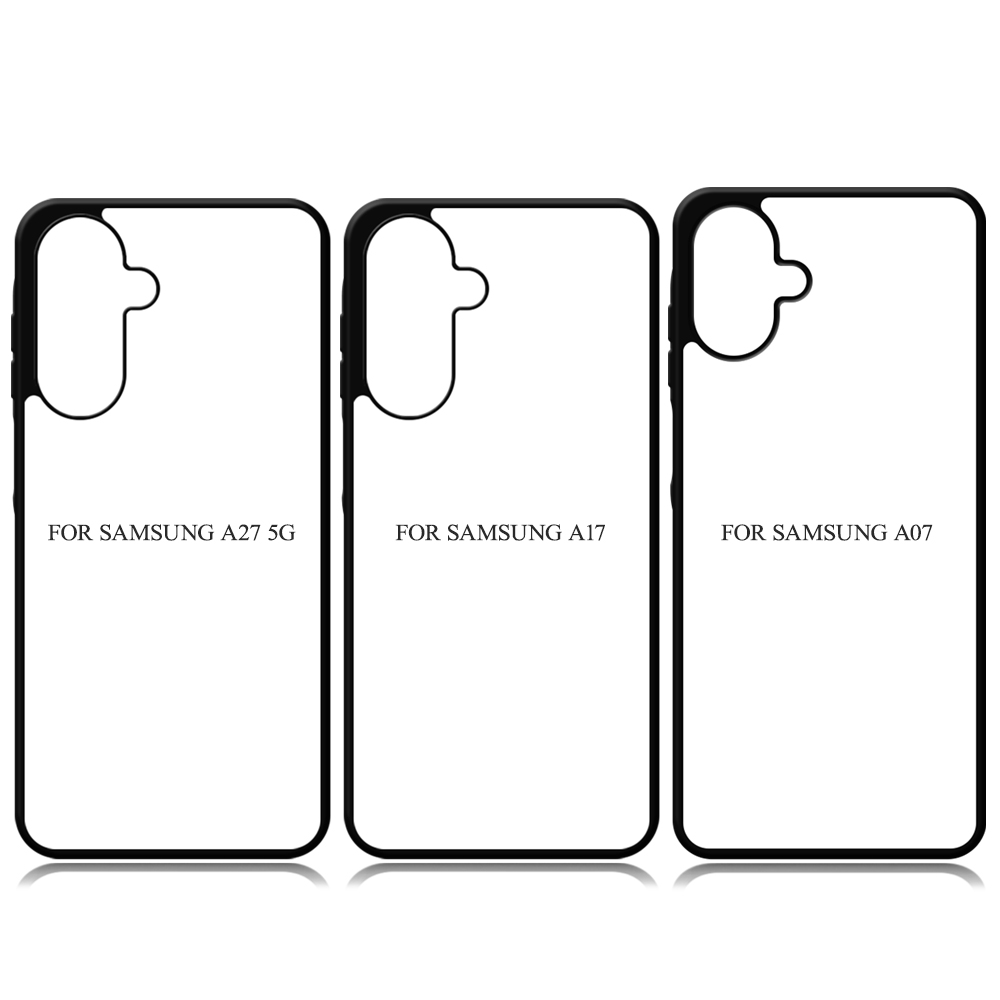 For Samsung Galaxy A27, A17, A37, A15 4G, A24,A25 5G,A8 Sublimation Blank 2D TPU Rubber Phone Case for DIY Printing