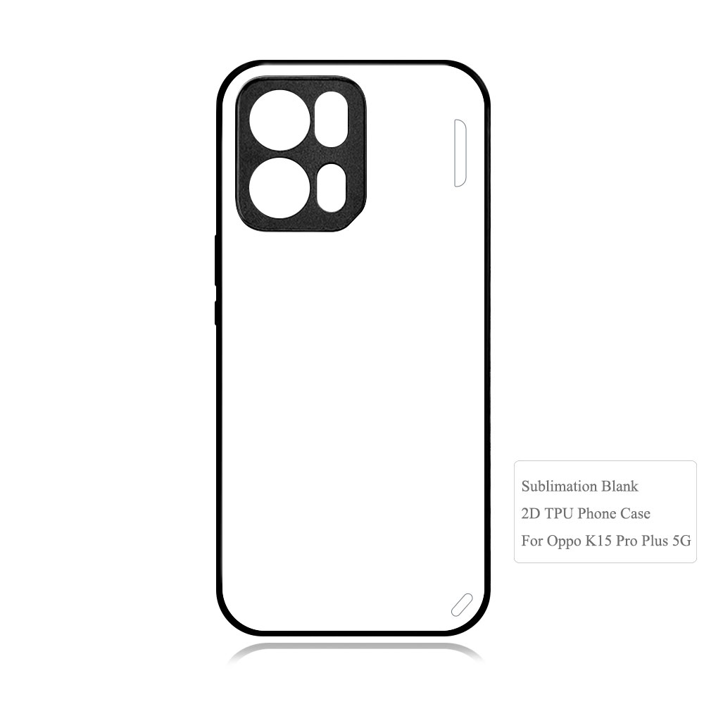 For Oppo A6C, A6X, A5 5G,A5 Pro 5G,A3X 5G,A3 Pro 5G Sublimation 2D TPU Case Cover With Aluminum Insert Blank Phone Case