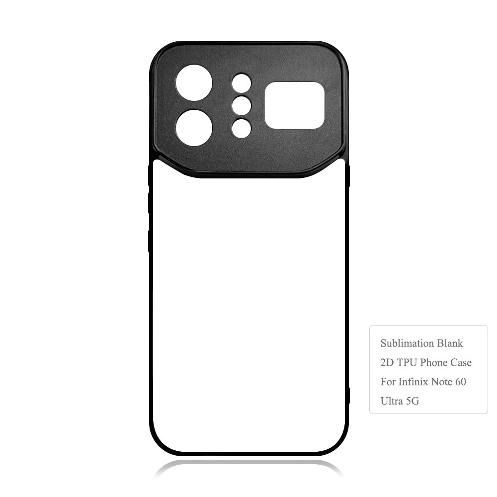 New Arrival!!! Sublimation 2D TPU Phone Case Heat Press DIY Phone Cover with Aluminum Insert for Infinix Note 60 Ultra 5G, Infinix GT 50 Pro 5G