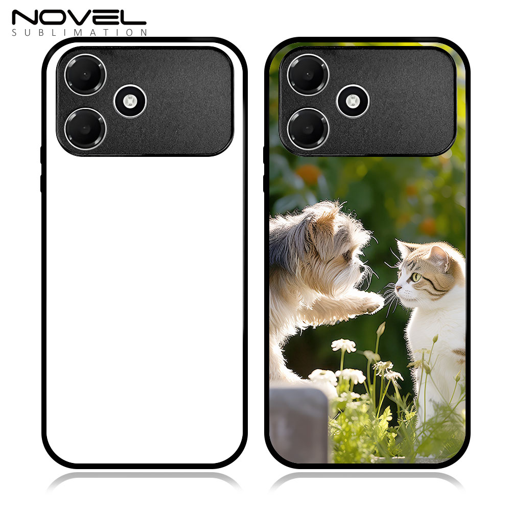 For Oppo A6C, A6X, A5 5G,A5 Pro 5G,A3X 5G,A3 Pro 5G Sublimation 2D TPU Case Cover With Aluminum Insert Blank Phone Case