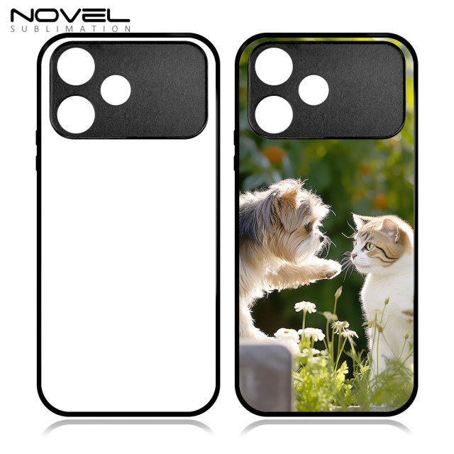 For Oppo A6C, A6X, A5 5G,A5 Pro 5G,A3X 5G,A3 Pro 5G Sublimation 2D TPU Case Cover With Aluminum Insert Blank Phone Case