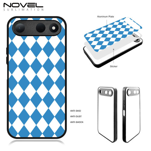 Smooth Sides!!! For Tecno Spark 50 Series Sublimation 2D TPU Silicone Phone Case Cover With Aluminum Insert for Tecno Spark 50 5G, Spark 40 4G, Spark 40C, Spark 40 Pro, Spark 40 Pro Plus