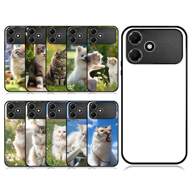 For Oppo A6C, A6X, A5 5G,A5 Pro 5G,A3X 5G,A3 Pro 5G Sublimation 2D TPU Case Cover With Aluminum Insert Blank Phone Case