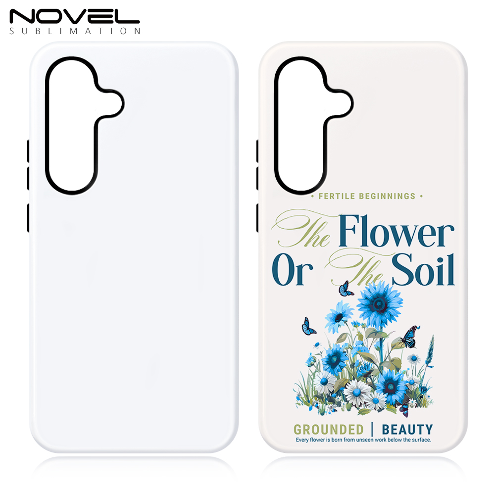 15% OFF!  3D 2in1 Film Case Sublimation Cover Customized DIY Cell Phone Case for Samsung S26, S25, S24, S23 Series