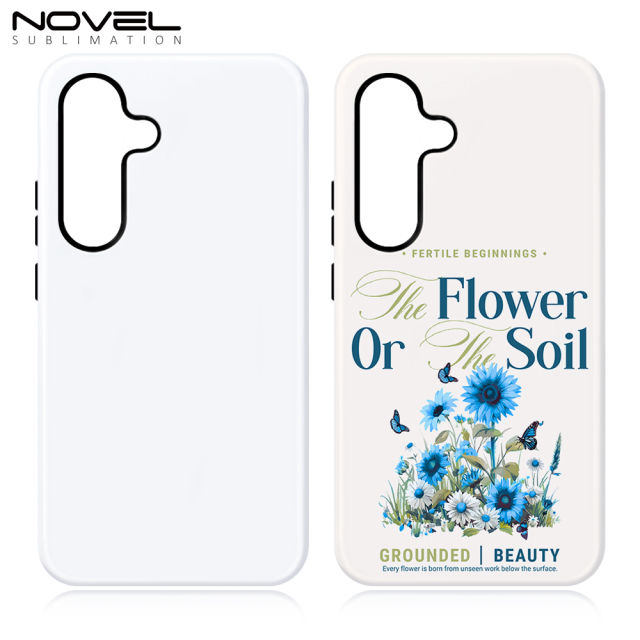 15% OFF!  3D 2in1 Film Case Sublimation Cover Customized DIY Cell Phone Case for Samsung S26, S25, S24, S23 Series