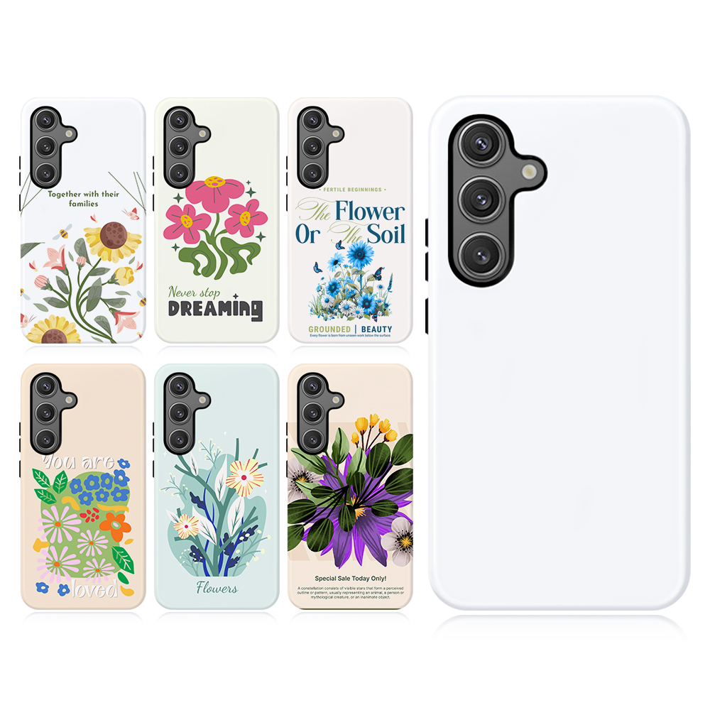 15% OFF!  3D 2in1 Film Case Sublimation Cover Customized DIY Cell Phone Case for Samsung S26, S25, S24, S23 Series