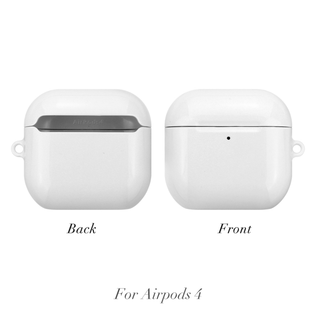 Sublimation Blank 3D Coated Film Earphone Cases 4 - Piece Type  Suitable for Air Pods 1&2 /3/4/Pro/Pro 2/Pro 3
