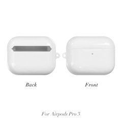 Sublimation Blank 3D Coated Film Earphone Cases 4 - Piece Type  Suitable for Air Pods 1&2 /3/4/Pro/Pro 2/Pro 3