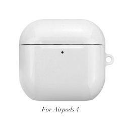 Sublimation Blank 3D Coated Film Earphone Cases 4 - Piece Type  Suitable for Air Pods 1&2 /3/4/Pro/Pro 2/Pro 3