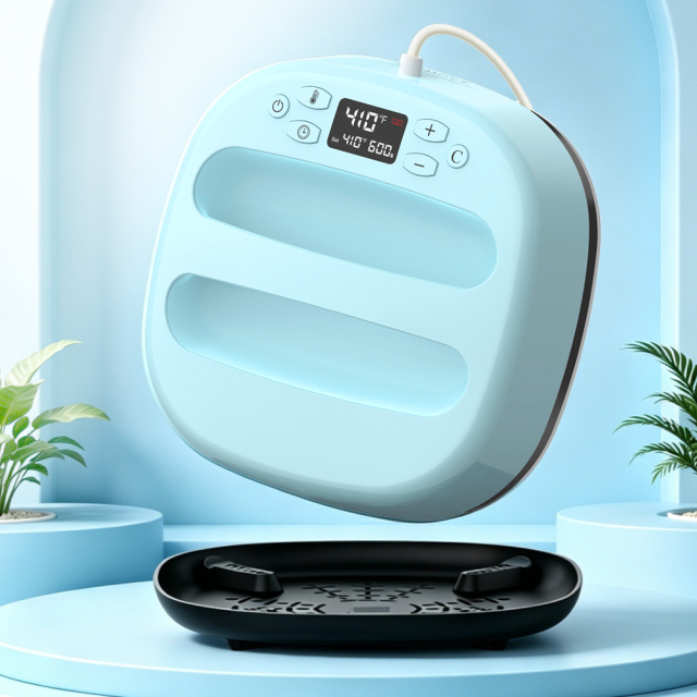 10" Sublimation & Heat Press Machine & New 10-Inch Heat Press Machine for Heat Transfer| Bule Color Adjustable Precise Temperature Setting