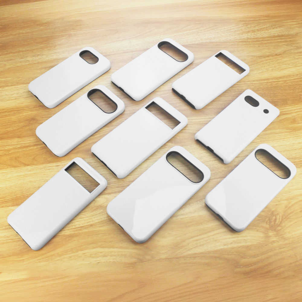 Special Offer | Sublimation Blank 3D 2in1 Film Phone Covers Custom TPU + PC Phone Covers for Google Pixel 7-10 Series DIY for 3D Film Printing