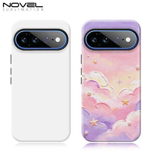 Special Offer | Sublimation Blank 3D 2in1 Film Phone Covers Custom TPU + PC Phone Covers for Google Pixel 7-10 Series DIY for 3D Film Printing