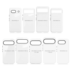 Special Offer | Sublimation Blank 3D 2in1 Film Phone Covers Custom TPU + PC Phone Covers for Google Pixel 7-10 Series DIY for 3D Film Printing