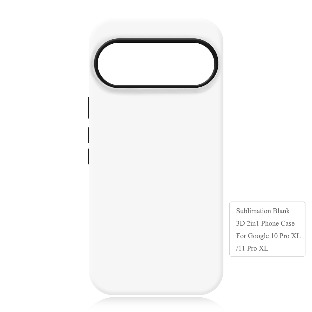 Special Offer | Sublimation Blank 3D 2in1 Film Phone Covers Custom TPU + PC Phone Covers for Google Pixel 7-10 Series DIY for 3D Film Printing