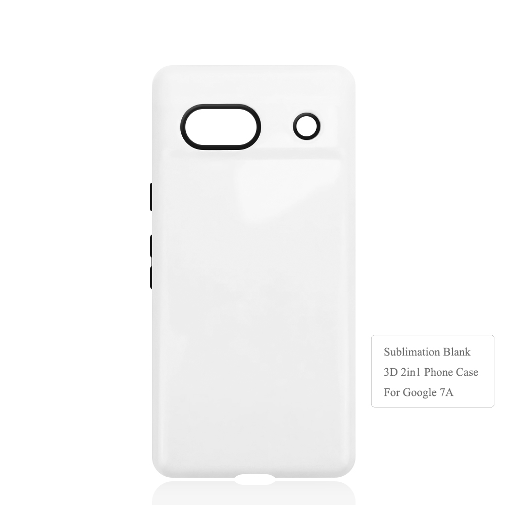 Special Offer | Sublimation Blank 3D 2in1 Film Phone Covers Custom TPU + PC Phone Covers for Google Pixel 7-10 Series DIY for 3D Film Printing