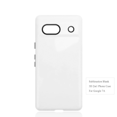 Special Offer | Sublimation Blank 3D 2in1 Film Phone Covers Custom TPU + PC Phone Covers for Google Pixel 7-10 Series DIY for 3D Film Printing