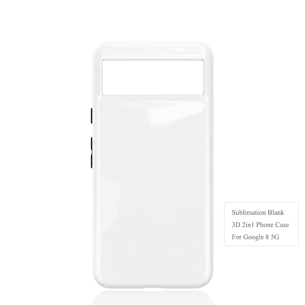 Special Offer | Sublimation Blank 3D 2in1 Film Phone Covers Custom TPU + PC Phone Covers for Google Pixel 7-10 Series DIY for 3D Film Printing