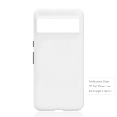Special Offer | Sublimation Blank 3D 2in1 Film Phone Covers Custom TPU + PC Phone Covers for Google Pixel 7-10 Series DIY for 3D Film Printing