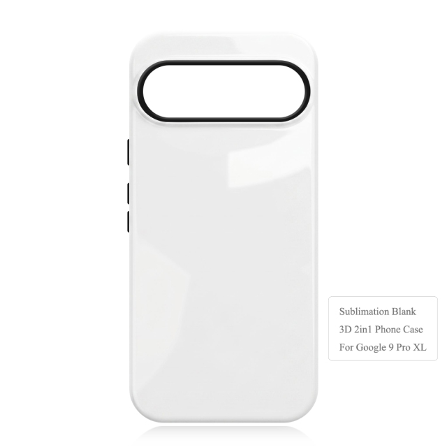 Special Offer | Sublimation Blank 3D 2in1 Film Phone Covers Custom TPU + PC Phone Covers for Google Pixel 7-10 Series DIY for 3D Film Printing