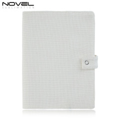 Special Offer | Sublimation Blank Cotton Linen Book Sleeve / Cover – DIY Foldable Design with Snap Button – A5 Size | Custom Orders Accepted