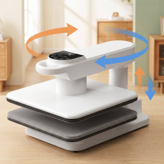 15*15 inch Automatic Heat Press Machine | 38x38cm Flat Heat Press Machine for Perler Beads Fusing & DIY T-Shirt Transfer |  With Single-station / Dual-station