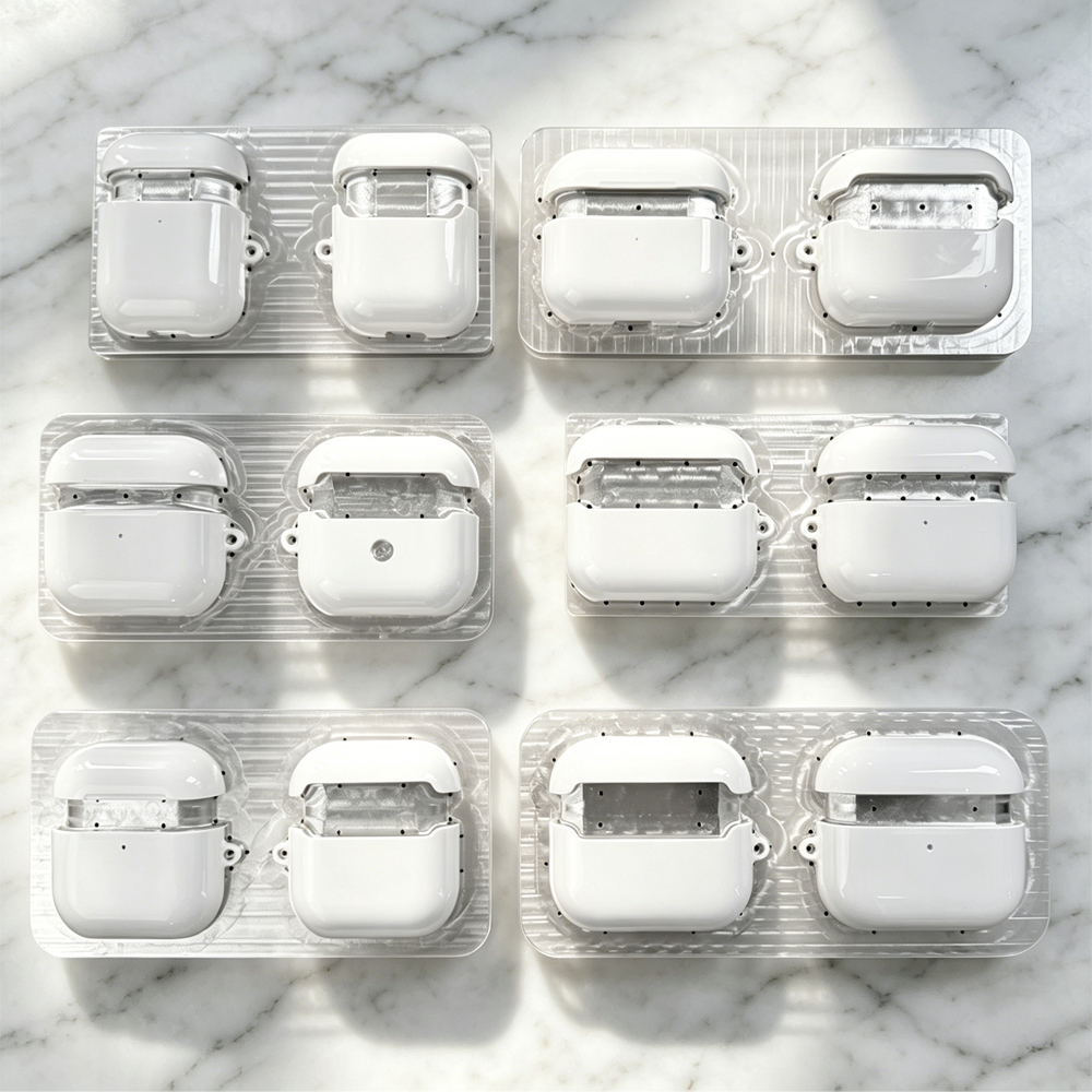3D Printing Molds for AirPods Cases 3D Metal Printing Jigs for 3D Coated Film Air-pods Protective Covers for Air-pods 1-4 & Pro/Pro 2/Pro 3 Cases