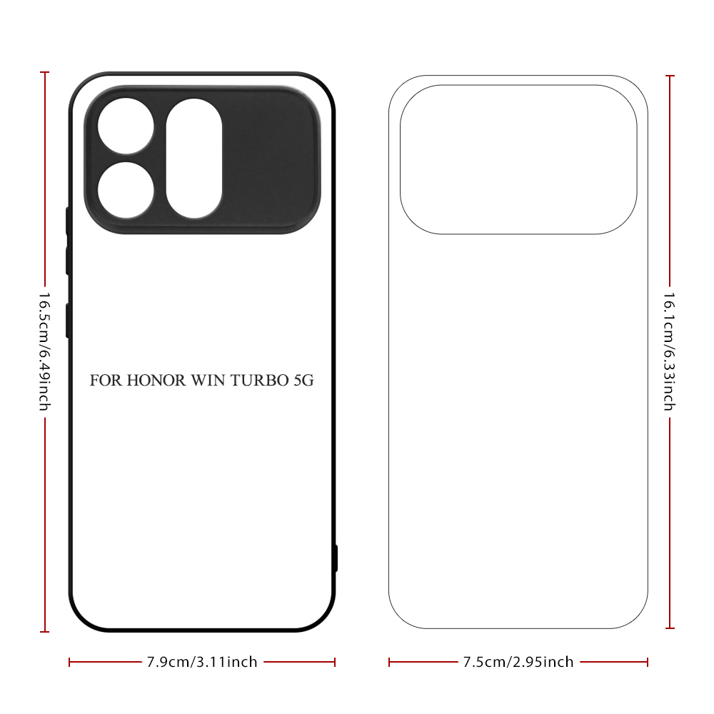 For Huawei Nova 16, Nova 16 Pro, Nova 16 Ultra, Mate 80 RS, Honor 400 Pro 5G, Honor X70I 5G Sublimation Blank Rubber 2D TPU Phone Case Cover